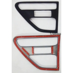 ครอบแก้ม ครอบ side vent ใส่รถกระบะ รุ่น 2 ประตู แคป,4 ประตู ใหม่ ฟอร์ด เรนเจอร์ All New Ford Ranger 2012 ดำด้าน  v.3